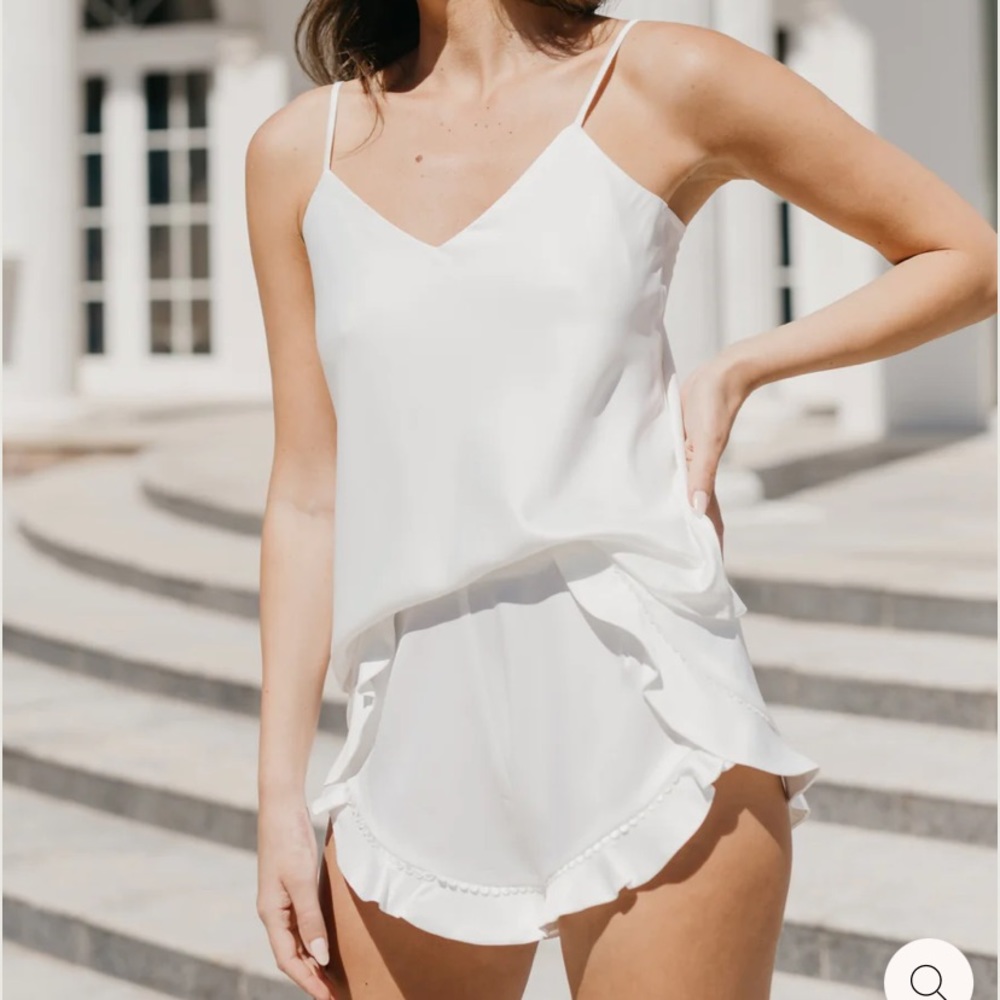 LeRose Pia Cami and Ruffle Short Set